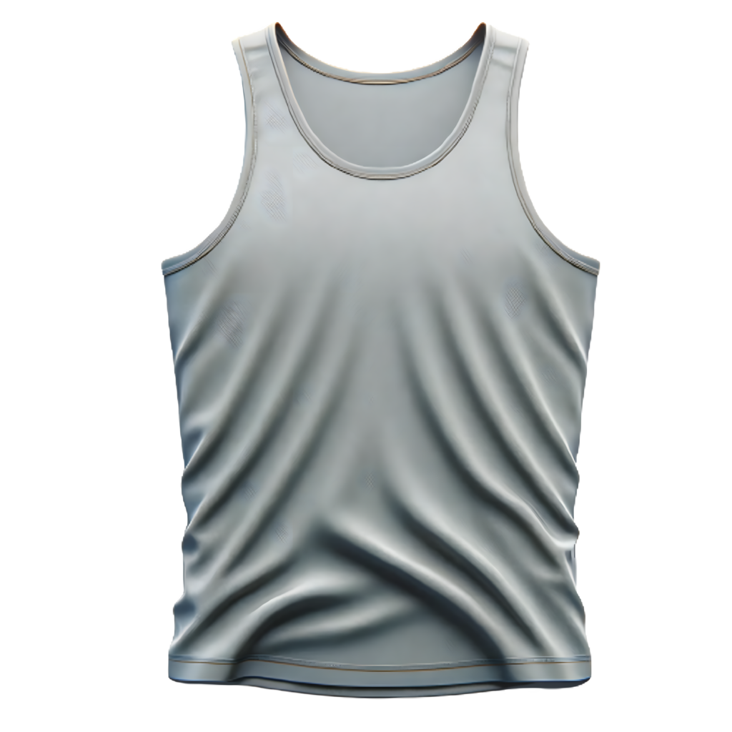 custom grey athletic running singlet tank top for wholesale sportswear manufacturing