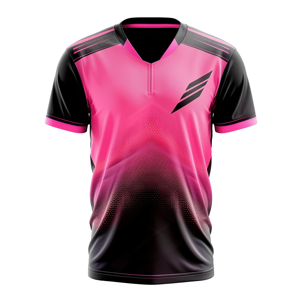 custom pink and black gradient soccer football jersey for wholesale athletic sportswear