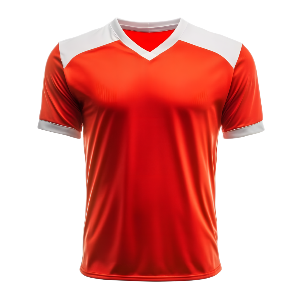 custom red and white sublimated rugby jersey for athletic teamwear wholesale